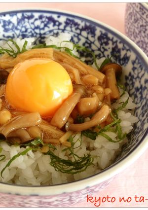 ✿簡単♡ 冷凍卵かけごはん＆なめたけ✿-レシピのメイン写真