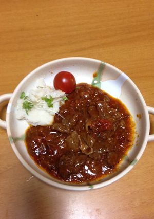 牛すじ赤ワイン煮込み-レシピのメイン写真