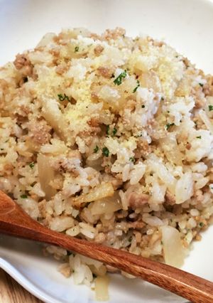 豚ひき肉と大根のガーリックチャーハン-レシピのメイン写真