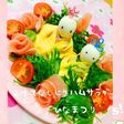 簡単生ハムサラダ♡ひな祭りバージョン