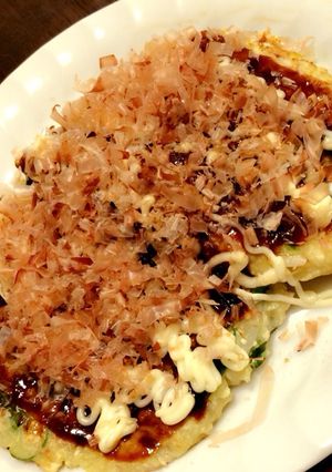 糖質を抑えて、もちふわお好み焼き-レシピのメイン写真