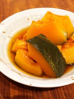 切って鍋に入れるだけ!!かぼちゃの煮物-レシピのメイン写真