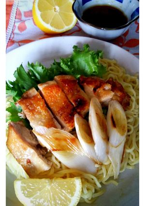 鶏塩レモンのごまダレ冷やし中華-レシピのメイン写真