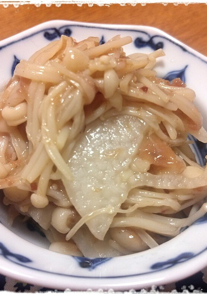 えのきと長芋の梅肉和え-レシピのメイン写真