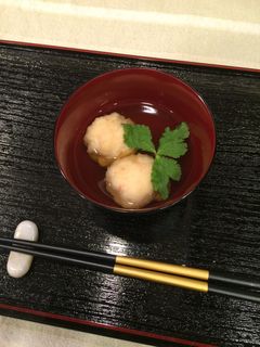 ほんのり春色♡ふわふわな海老しんじょ椀-レシピのメイン写真