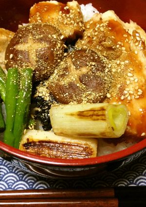 思わず「もう一杯！」かもねぎ丼（実は鶏）-レシピのメイン写真