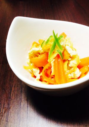食感楽しい！人参油揚げの煮浸し-レシピのメイン写真