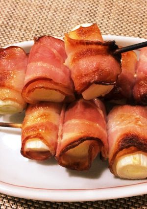 簡単！長ネギのベーコン巻き-レシピのメイン写真