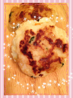 ハンペンと鶏のつくね〜☆-レシピのメイン写真