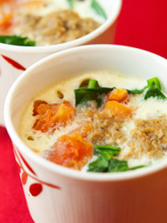 トマトと豚肉と野菜のリエットの茶碗蒸し-レシピのメイン写真
