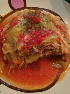 ロールキャベツ風トマト煮込み-レシピのメイン写真