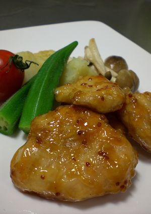 鶏肉☆はちみつマスタード-レシピのメイン写真