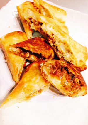 簡単！残りカレーリメイク！カレー春巻き-レシピのメイン写真