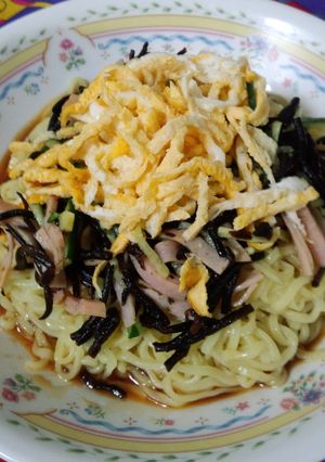 栄養満点ひじきｄｅ冷やし中華-レシピのメイン写真