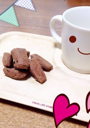 板チョコと小麦粉だけの超簡単クッキー-レシピのメイン写真