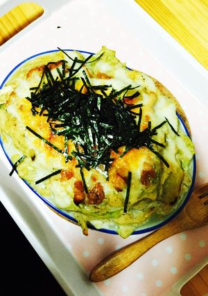 ツナとキャベツと豆腐のヘルシーグラタン-レシピのメイン写真