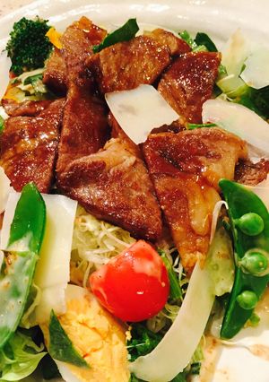 がっつり！☆ステーキサラダ☆-レシピのメイン写真