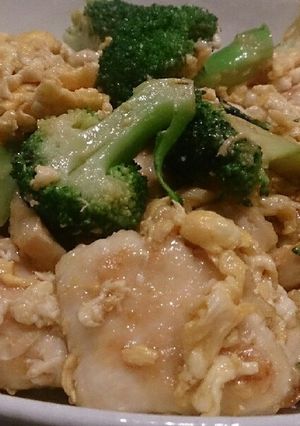ブロッコリーととりむね肉のオイスター炒め-レシピのメイン写真