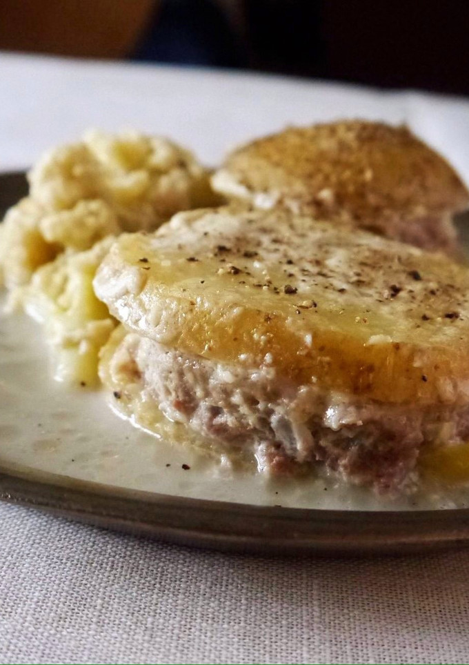じゃがいもと挽肉のみそミルク重ね蒸し-レシピのメイン写真