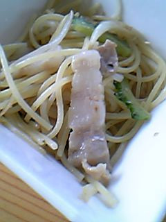 塩豚とゴーヤの中華風パスタ-レシピのメイン写真