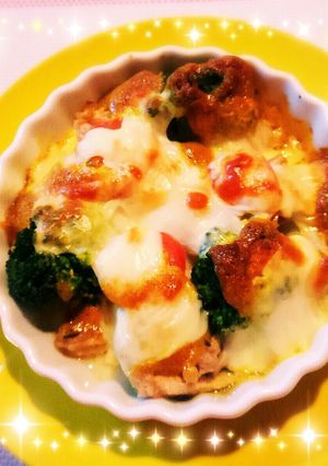 鯖の水煮のカレーマヨ焼き☆-レシピのメイン写真