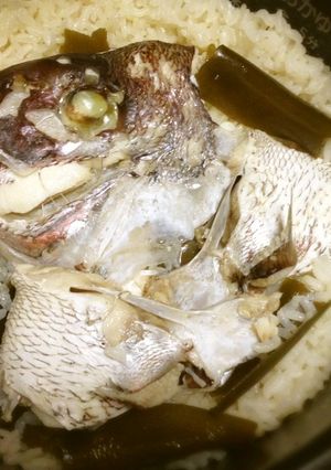 鯛のアラで！簡単おいしい鯛飯-レシピのメイン写真