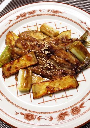 鰯と秋野菜の蒲焼き-レシピのメイン写真