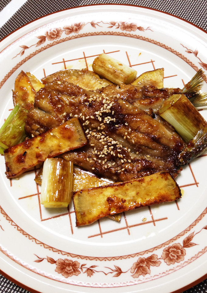 鰯と秋野菜の蒲焼き-レシピのメイン写真