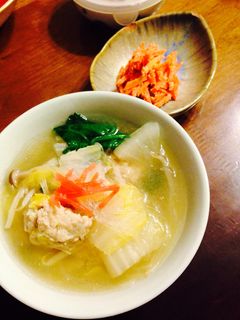 肉団子と野菜たっぷり春雨スープ-レシピのメイン写真