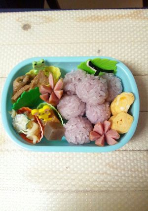 ぶどうのお弁当-レシピのメイン写真