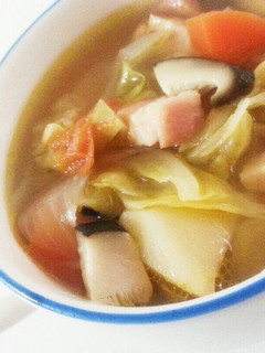 食べるスープ☆野菜たっぷりミネストローネ-レシピのメイン写真