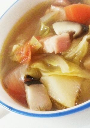 食べるスープ☆野菜たっぷりミネストローネ-レシピのメイン写真