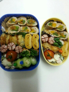 お弁当(娘と息子用)-レシピのメイン写真