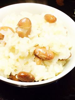 大きなお豆~大正金時豆~の赤飯-レシピのメイン写真