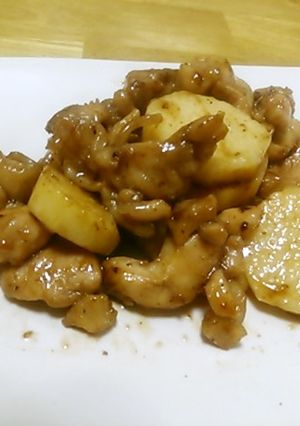 鶏肉と長芋の照焼き-レシピのメイン写真