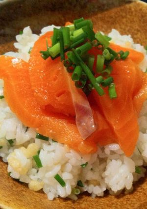 めんつゆサーモン漬け丼-レシピのメイン写真