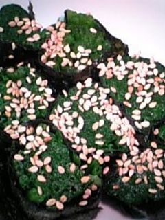 簡単!ほうれん草のり巻き♪-レシピのメイン写真