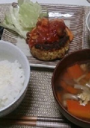 ダイエットに♪大豆づくしのハンバーグ-レシピのメイン写真