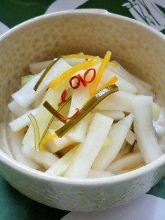 大根とゆずの香り漬け-レシピのメイン写真