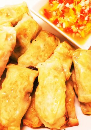 超簡単！餃子の皮でパリパリイタリアン☆-レシピのメイン写真