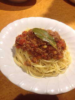 シンプルなミートソーススパゲッティ-レシピのメイン写真