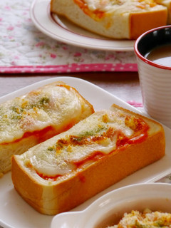 10分で作る♪トマトスープでピザトースト-レシピのメイン写真