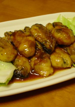ぷりぷり♪牡蠣の照り焼き-レシピのメイン写真