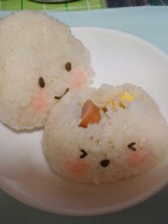 ウインナーとたまごのおにぎり♪-レシピのメイン写真
