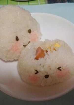 ウインナーとたまごのおにぎり♪-レシピのメイン写真