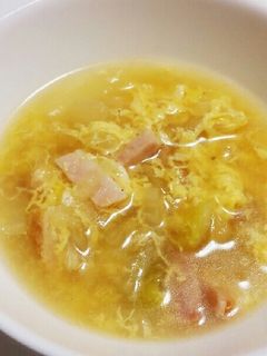 冬瓜と白菜のトロトロたまごスープ-レシピのメイン写真