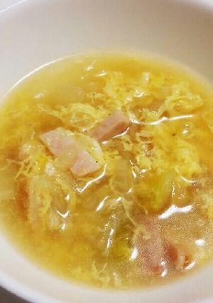 冬瓜と白菜のトロトロたまごスープ-レシピのメイン写真