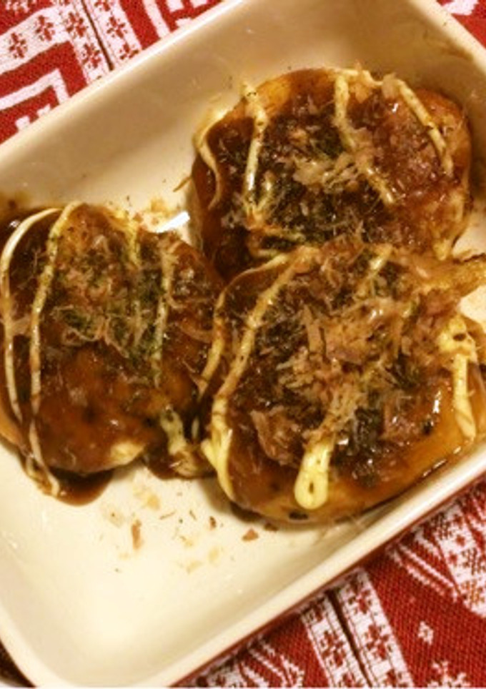 がんもどきとチーズの簡単お好み焼き風-レシピのメイン写真