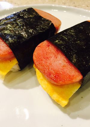 ♫ハワイで食べたスパムおにぎり♡-レシピのメイン写真