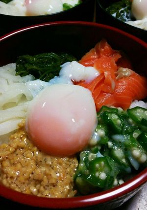 夢庵のうまか丼風ネバネバ丼-レシピのメイン写真